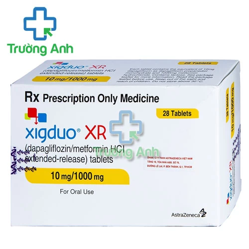 Xigduo xr 10mg/1000mg - Thuốc điều trị  đái tháo đường týp 2